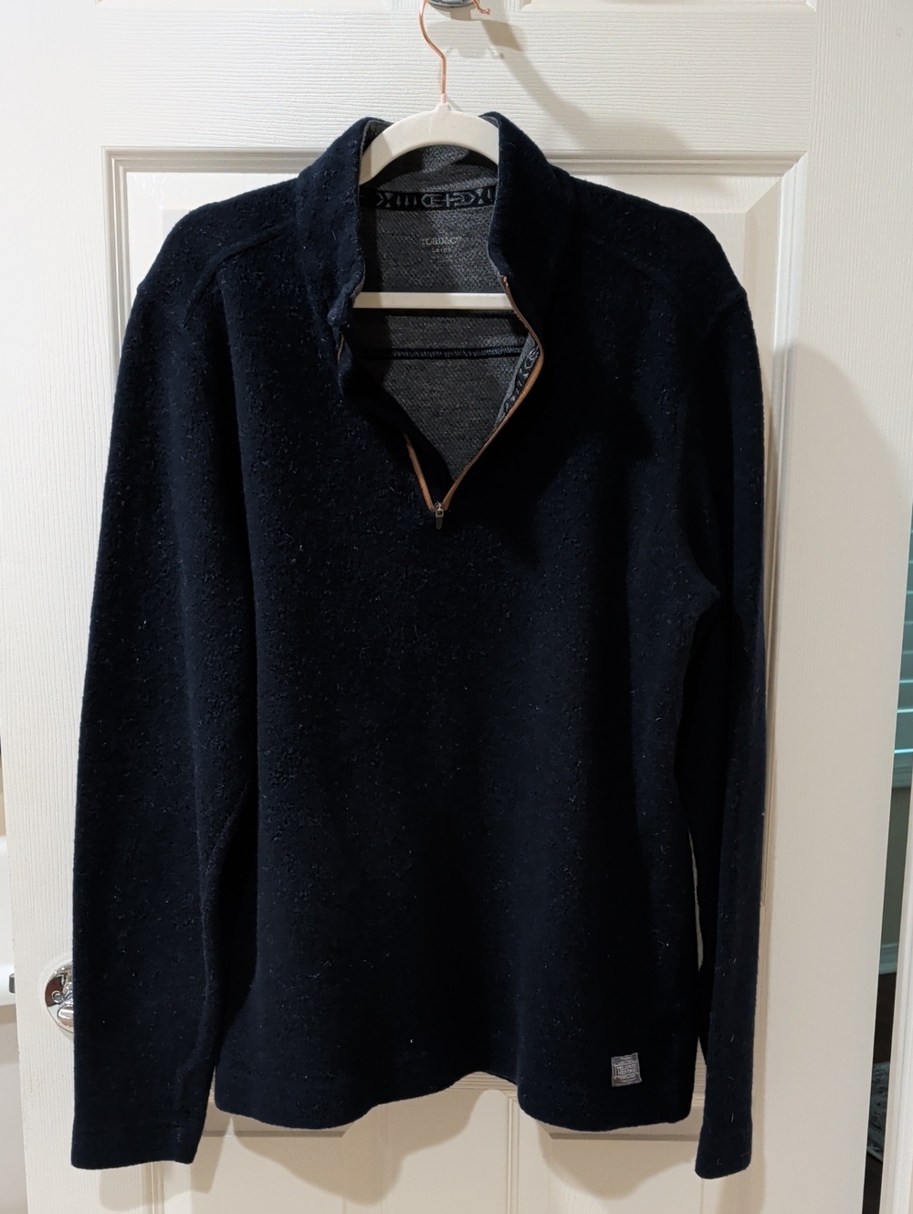 Toad&Co Black Quarter-Zip Turtleneck Sweater